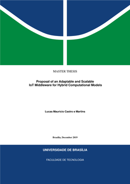 Proposal of an Adaptable and Scalable Iot Middleware for Hybrid Computational Models