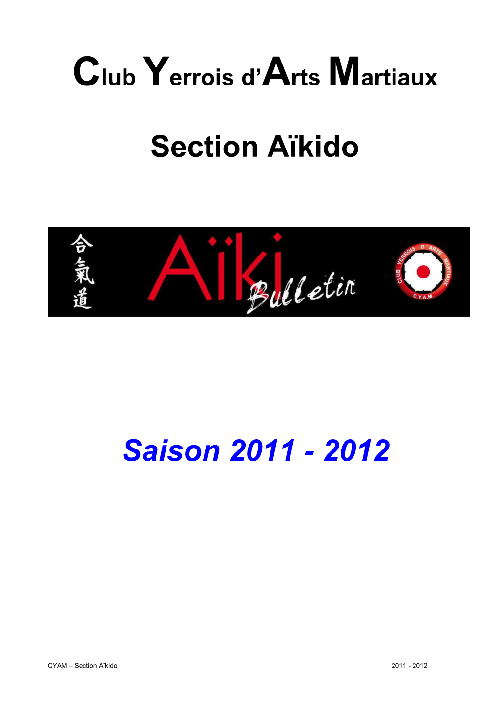 Aiki-Bulletin 2011 2012