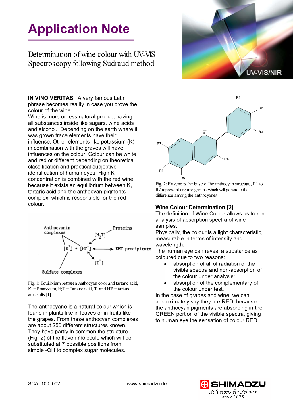 Application UV Wine Colour