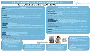 Kaiser Wilhelm II and the First World