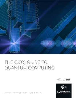 The Cio's Guide to Quantum Computing