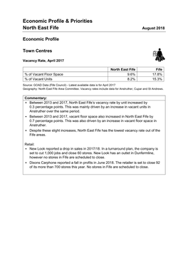 Economic Profile & Priorities North East Fife