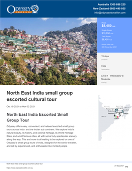 North East India Tour | Escorted Small Group Tours | Odyssey Traveller