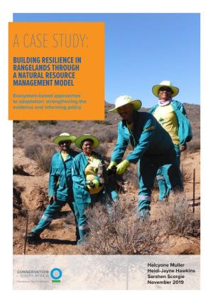 A Case Study: Building Resilience in Rangelands Through a Natural Resource Management Model