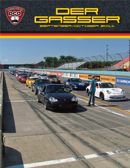 September/October 2011 DER GASSER RTR Officers Election for 2012 — Table of Contents — Features