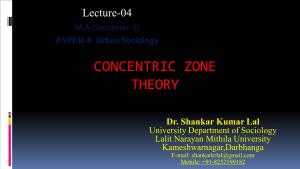 Concentric Zone Theory