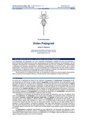 Orden PALPIGRADI Manual