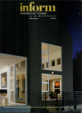 Architecture + Design in the Mid-Atlantic 2003: Number One Six Dollars