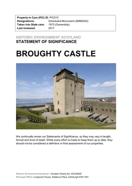 Historic Environment Scotland Statement of Significance