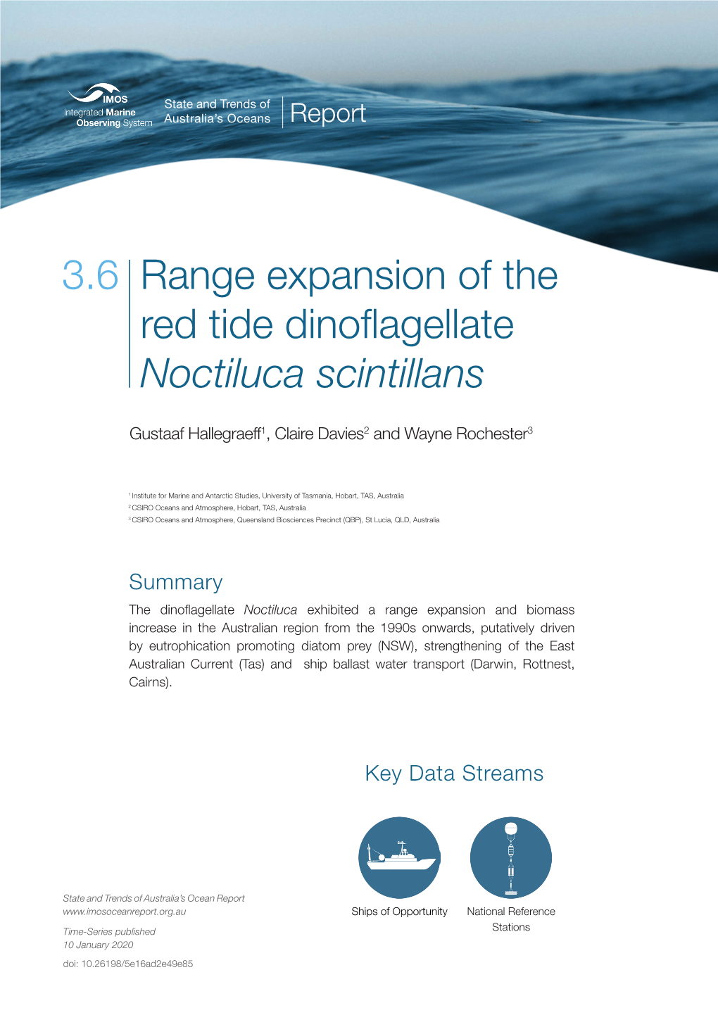 Range Expansion of the Red Tide Dinoflagellate Noctiluca Scintillans