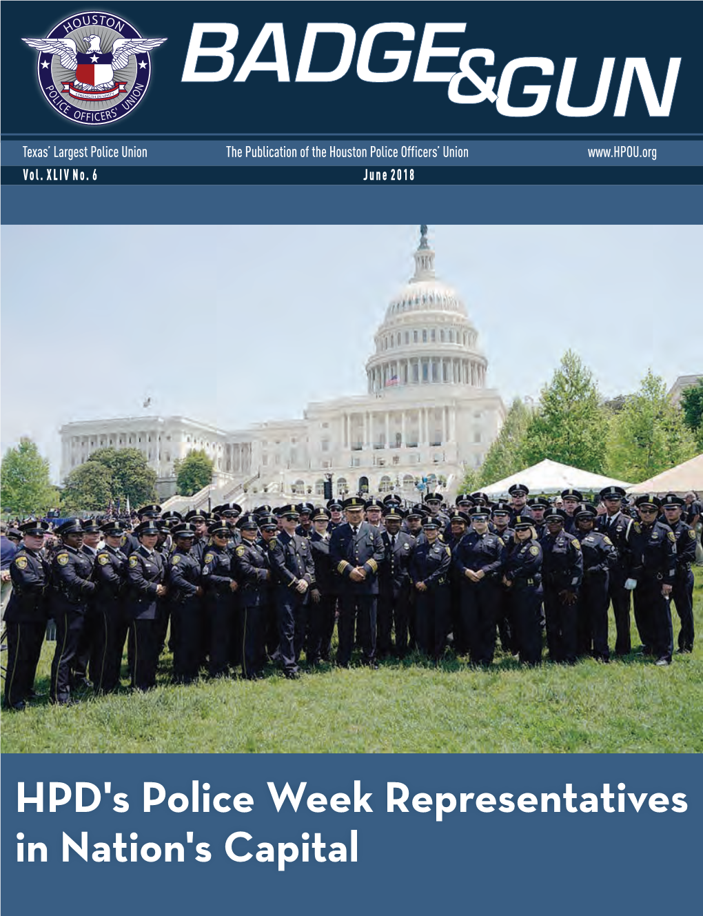 HPD's Police Week Representatives in Nation's Capital HPOU Board of Directors Executive Board