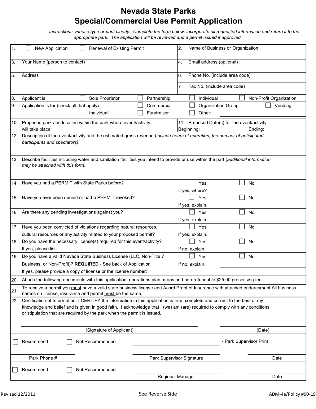 ADM-4A SCUP Application