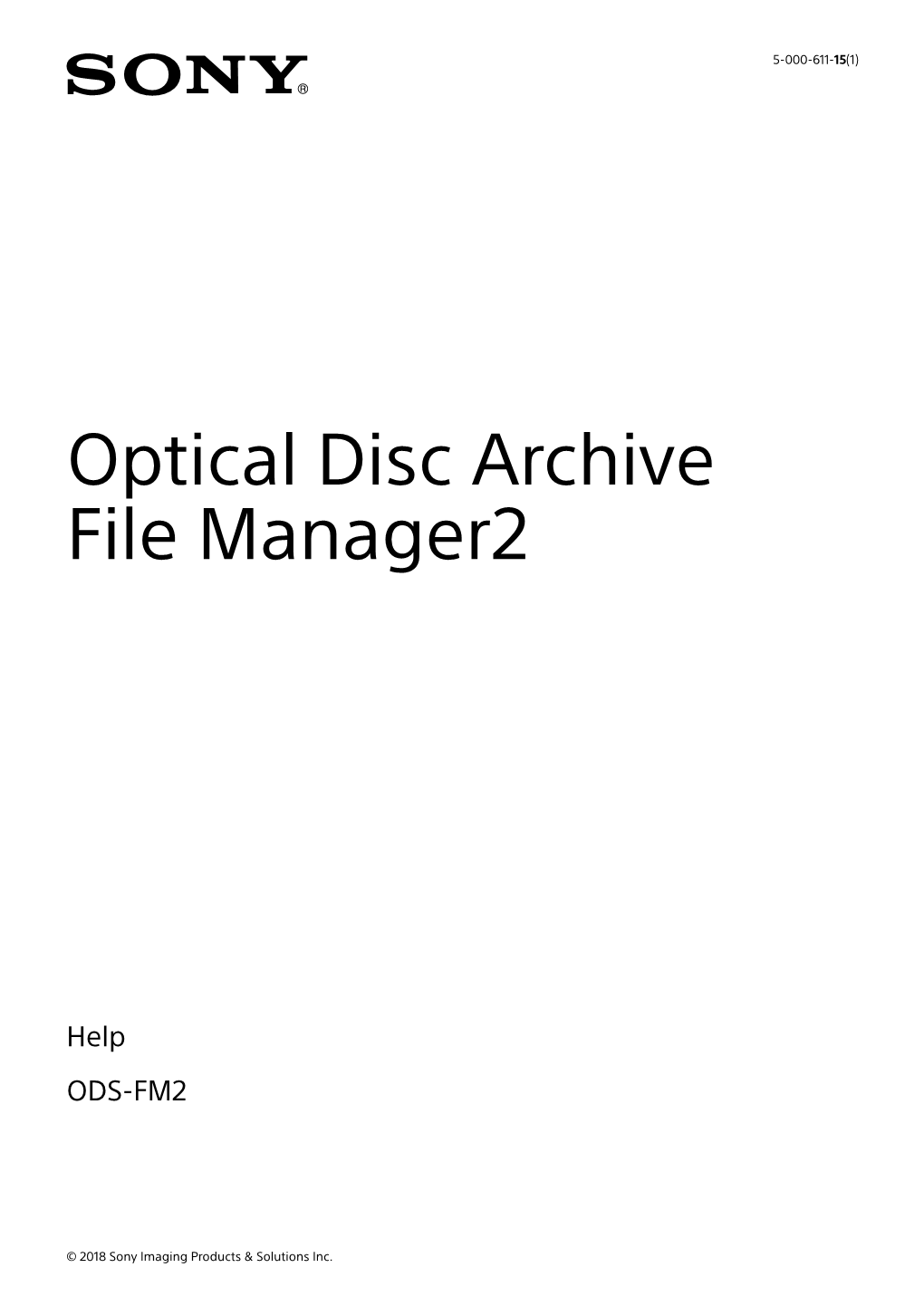 Optical Disc Archive File Manager2