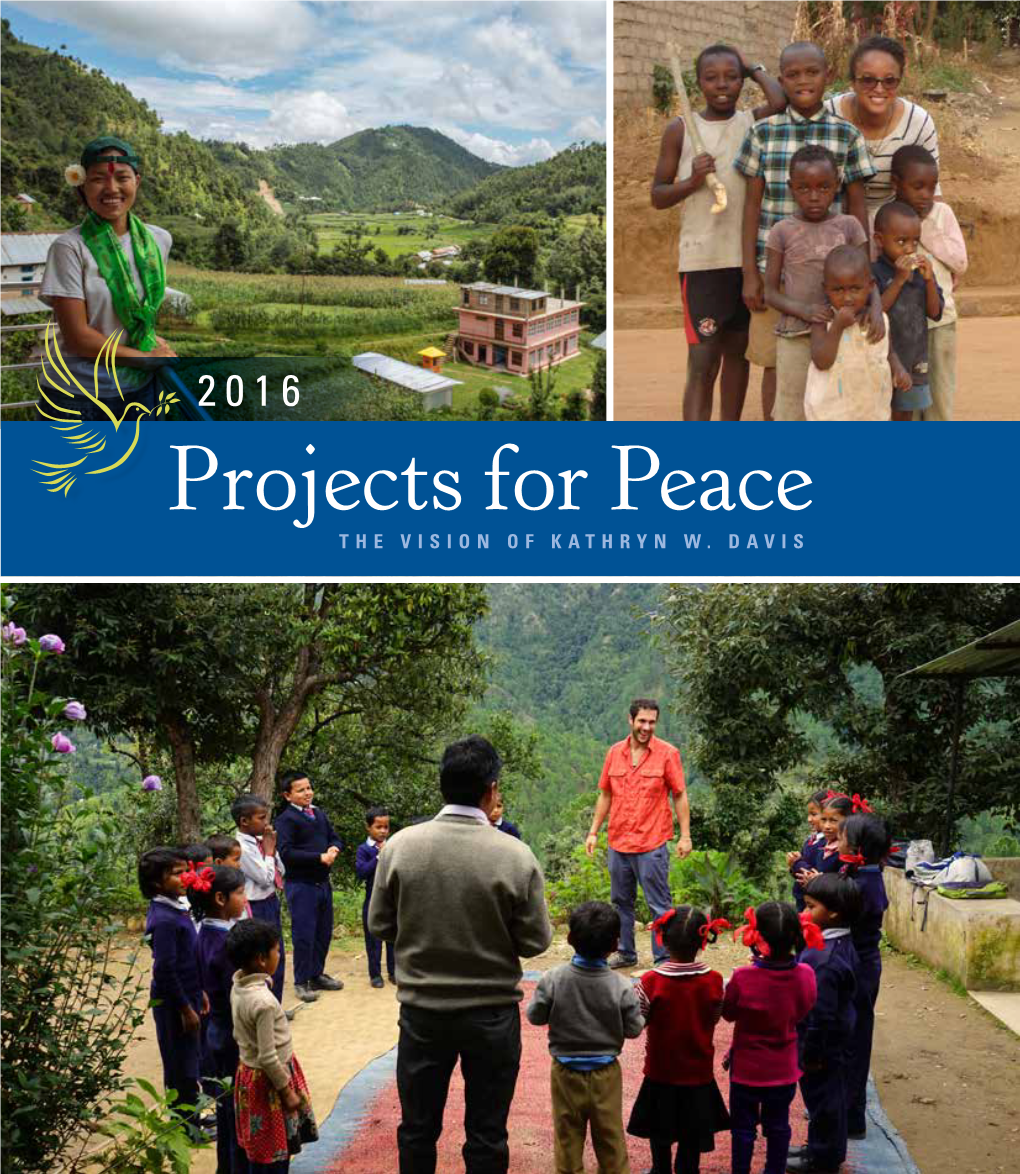 Download the 2016 Projects for Peace Viewbook