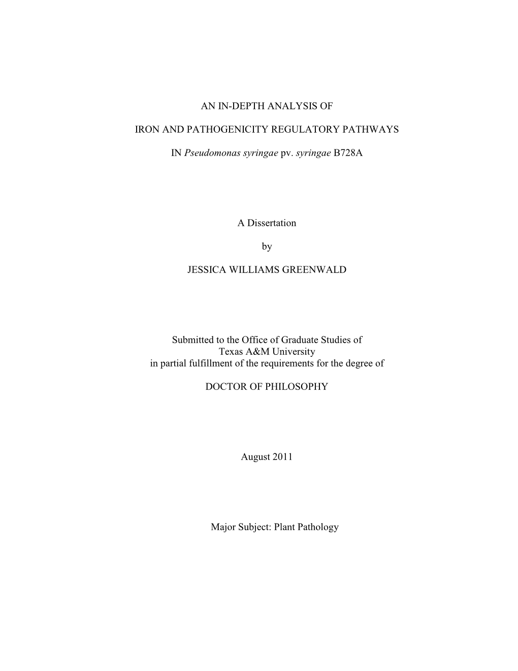 GREENWALD-DISSERTATION.Pdf