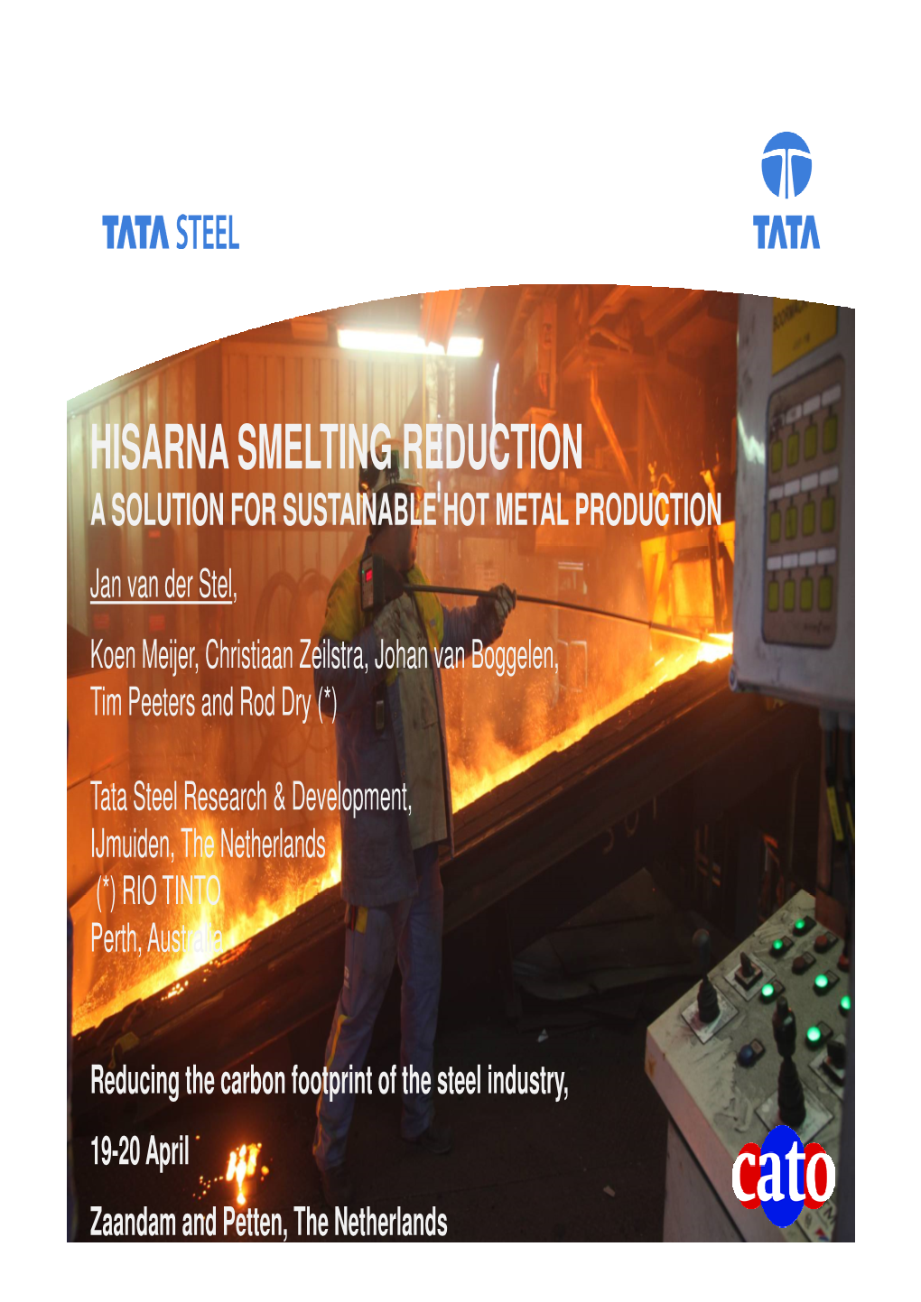 Hisarna Smelting Reduction