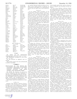 Congressional Record—House H11774