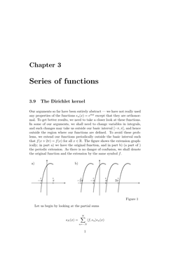 Series of Functions