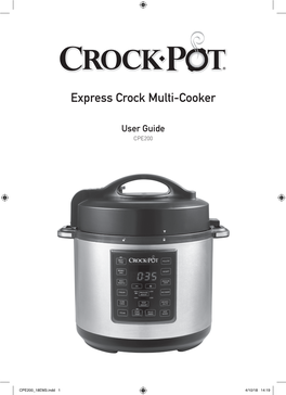 Express Crock Multi-Cooker