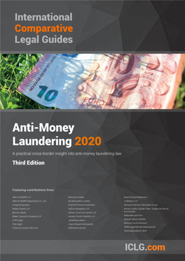 Anti-Money Laundering 2020 a Practical Cross-Border Insight Into Anti-Money Laundering Law Third Edition
