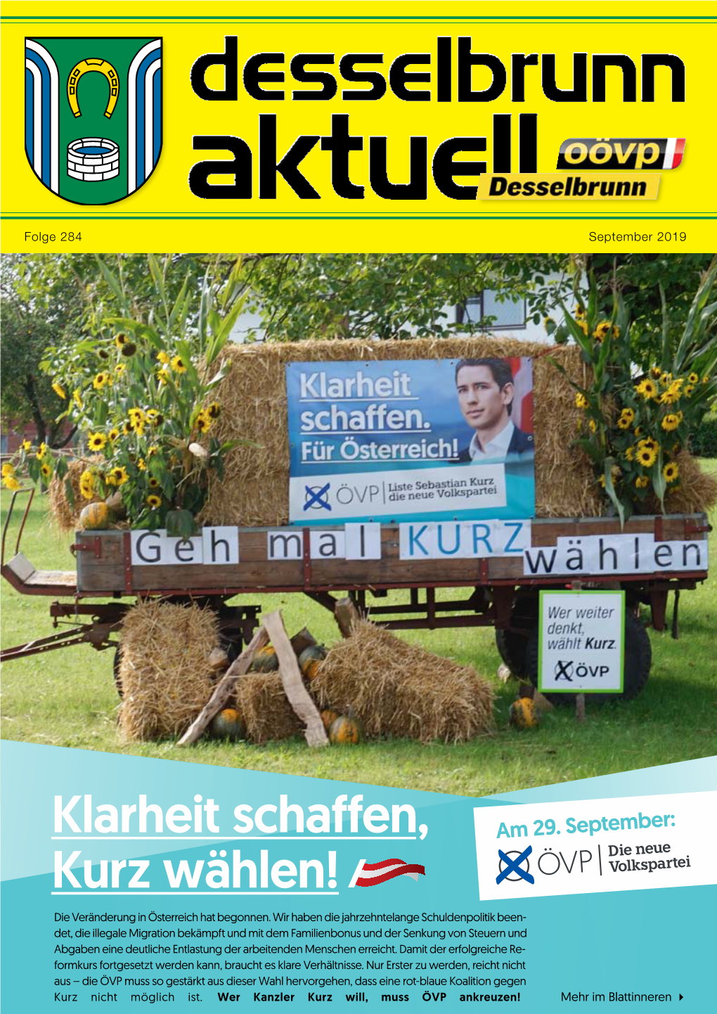 Klarheit Schaffen, Kurz Wählen!