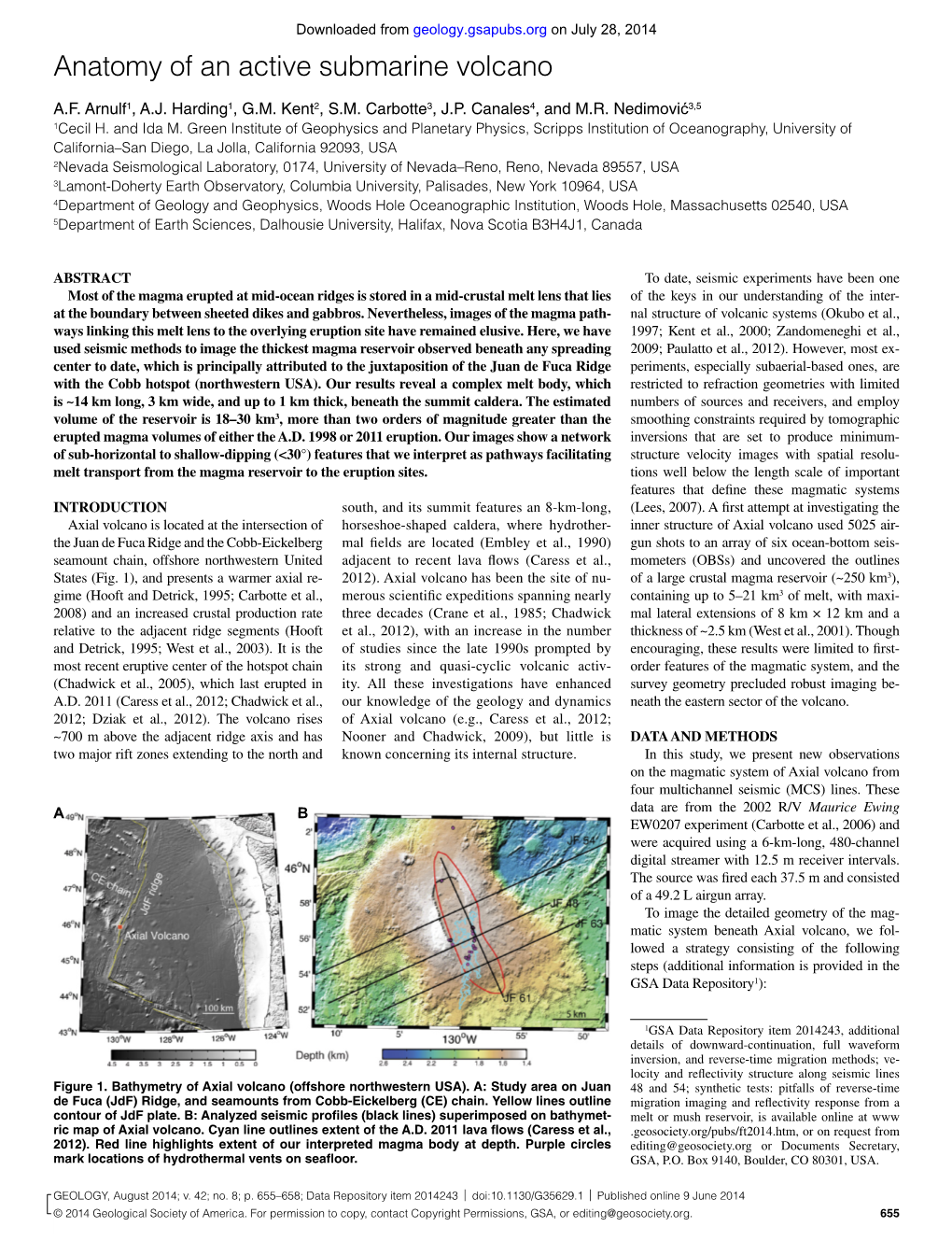 Anatomy of an Active Submarine Volcano