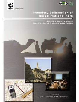 Boundary Delineation and Renotification of Hingol National Park