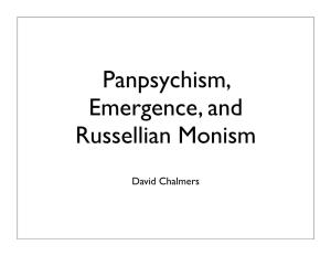 Panpsychism, Emergence, and Russellian Monism