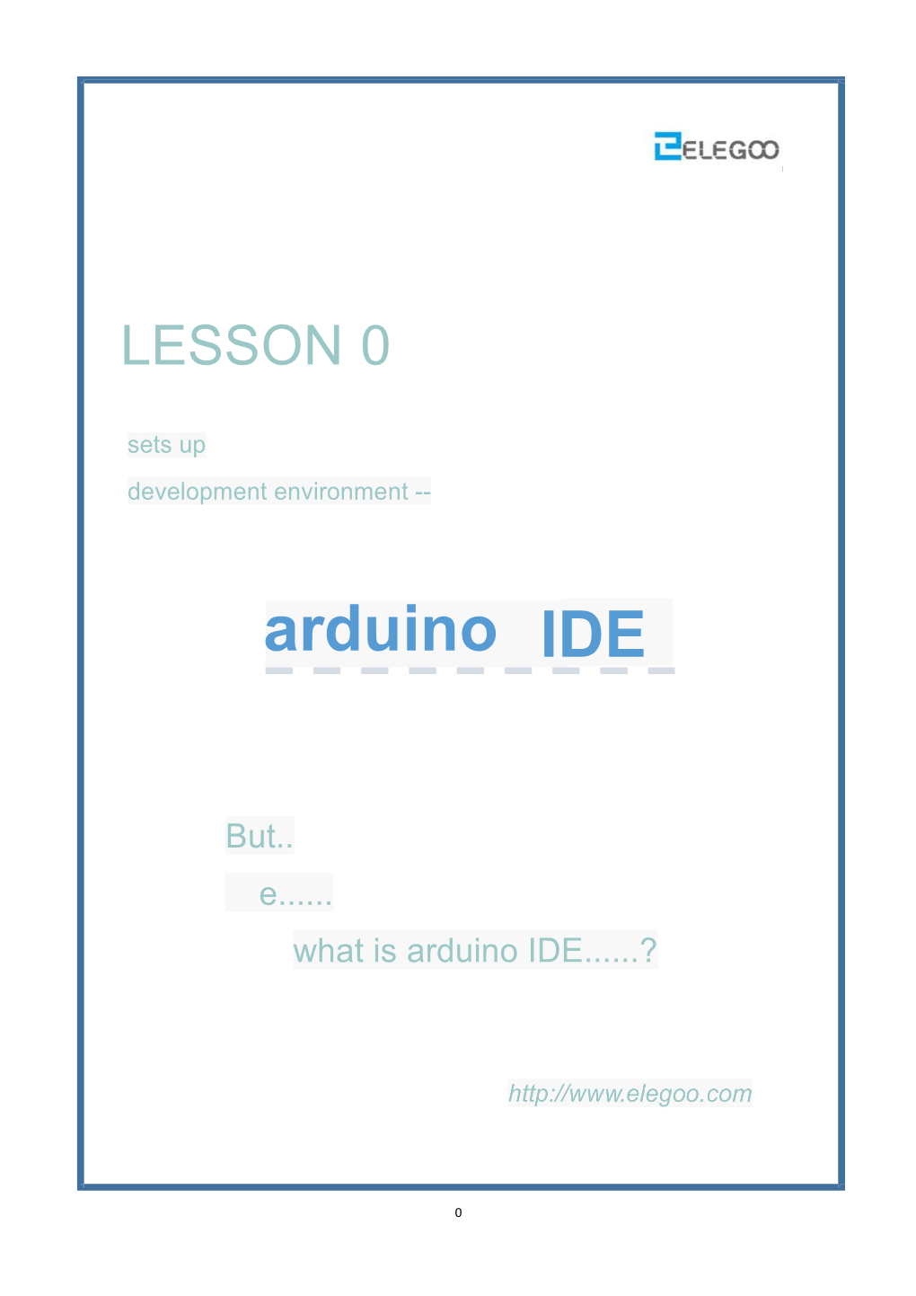 For Windows Lesson 0 Setting up Development Environment.Pdf