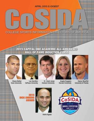 Cosida E-Digest April 2015 • 1 Cosida E-Digest April 2015 • 2 Cosida E-Digest April 2015 • 3 Cosida E-Digest April 2015 • 4 Cosida E-Digest APRIL 2015
