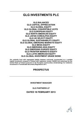 Glg Investments Plc