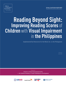 Resources for the Blind Evaluation Report