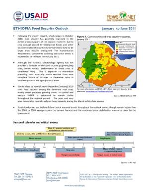 ETHIOPIA Food Security Outlook January to June 2011