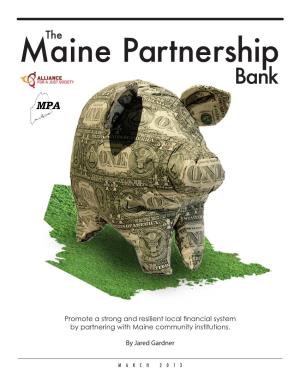The Maine Partnership Bank