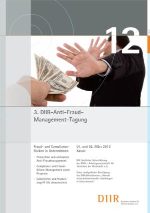 3. DIIR-Anti-Fraud- Management-Tagung