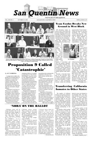 San Quentin News the PULSE of SAN QUENTIN