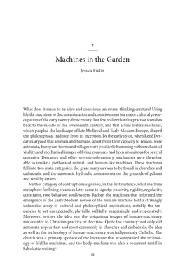 Machines in the Garden
