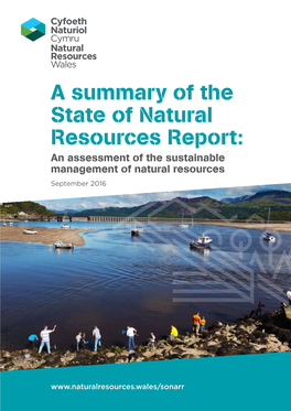 A Summary of the State of Natural Resources Report: an Assessment of the Sustainable Management of Natural Resources September 2016