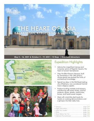 The Heart of Asia Kazakhstan, Kyrgyzstan & Uzbekistan
