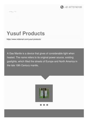 Yusuf Products