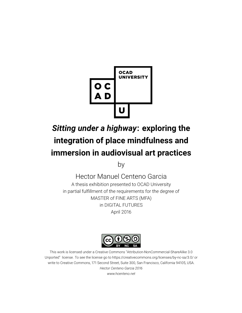 Exploring the Integration of Place Mindfulness and Immersion in Audiovisual Art Practices