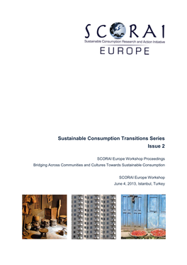 Sustainable Consumption Transitions Series Issue 2