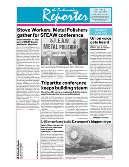 Stove Workers, Metal Polishers Gather for SFEAW Conference