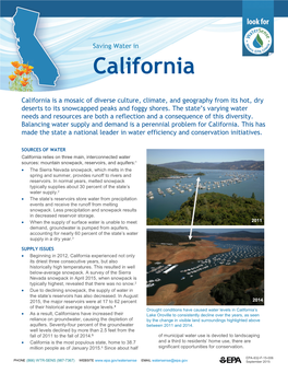 Saving Water in California