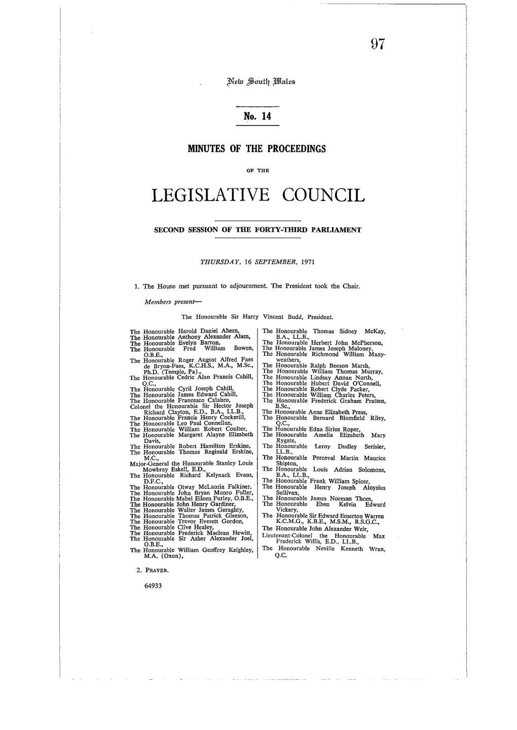 Legislative Council