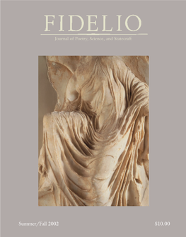 Fidelio, Volume 11, Number 3-4, Summer-Fall 2002