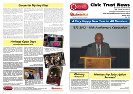 Civic Trust News