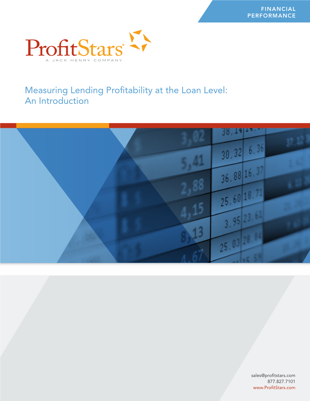 Measuring Lending Profitability at the Loan Level: an Introduction