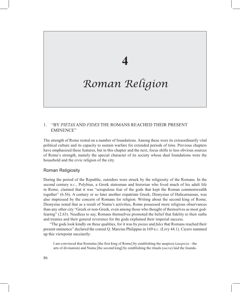 Roman Religion