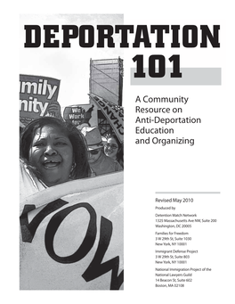 A Community Resource on Anti-Deportation Education and Organizing